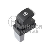 Ovládanie vypínač sťahovania okien Seat Toledo III 5ND959855, chróm