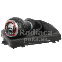 Radiaca páka s manžetou Audi Q5 8R, 6 stupňová, červený krúžok