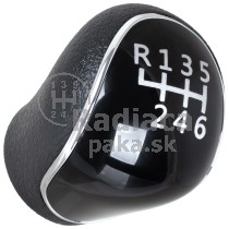 Hlavica radiacej páky Kia Forte, 6 stupňová, čierna ABS