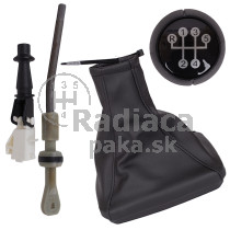 Radiaca páka s manžetou + kulisa Opel Corsa C od 2000, 5 stupňová