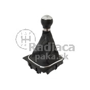 Radiaca páka s manžetou VW Jetta, 6 stupňová, strieborný vrch, chromovy ramček
