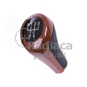 Hlavica radiacej páky BMW rad 3, E90 E91 E92, 5 stupňová, drevodekor