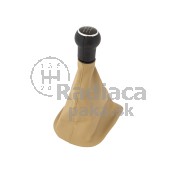 Radiaca páka s béžovou manžetou VW Passat B5, 5 stupňová, chrom