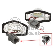 LED Osvetlenie ŠPZ Honda Civic VII Sedan + Hatchback 00-06 a