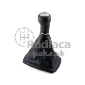 Radiaca páka s manžetou VW Bora, 5 stupňová, strieborný vrch a