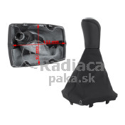 Radiaca páka s manžetou Audi A4 B8, 5 stupňová