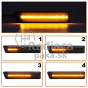Smerovka bočná LED pravá+ľavá dymová dynamická BMW rad 3 E36 FL 96-99 a