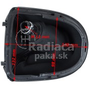 Radiaca páka s manžetou Seat Altea XL, 5 stupňová od 2006 b