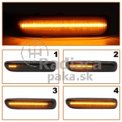Smerovka bočná LED pravá+ľavá dymová dynamická BMW rad 3 E46, 99-07 a