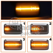 Smerovka bočná LED pravá+ľavá dymová dynamická VW Corrado, 88-95 a