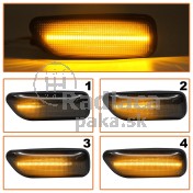 Smerovka bočná LED pravá+ľavá dymová dynamická Volvo XC90 I 02-14 a