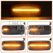 Smerovka bočná LED pravá+ľavá dymová dynamická Audi A6 C5, 97-05 a