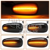 Smerovka bočná LED pravá+ľavá dymová dynamická Opel Zafira A 99-05 a