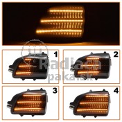Smerovka bočná LED pravá+ľavá dymová dynamická Volvo XC90 06-14 d