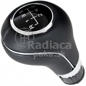 Hlavica radiacej páky Mercedes C-Trieda, 6 stupňová, čierna ekokoža 14.5 mm a