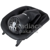 Radiaca páka s manžetou a rámčekom Audi A3 8L, 5 stupňová, ekokoža 8J0863279A-B