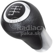 Hlavica radiacej páky Mazda CX-5 11-17, 6 stupňová, čierna + matný chróm