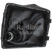 Radiaca páka s manžetou Škoda Octavia III, 5 stupňová, hlavica ABS plast, manžeta ekokoža od 2012 c