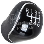 Hlavica radiacej páky Kia K5, 6 stupňová, čierna ABS