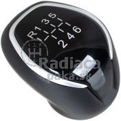 Hlavica radiacej páky Opel Crossland 17-20, 6 stupňová čierna
