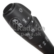 Vypínač, prepínač, ovládanie svetiel, smeroviek, zadných hmloviek + klaksón Dacia Logan II 255400337R b