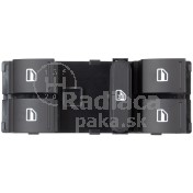 Ovládanie vypínač sťahovania okien Škoda Fabia II, 5JD959858 d