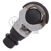 Hlavica radiacej páky Citroen DS3, 6 stupňová 09-16, chróm a